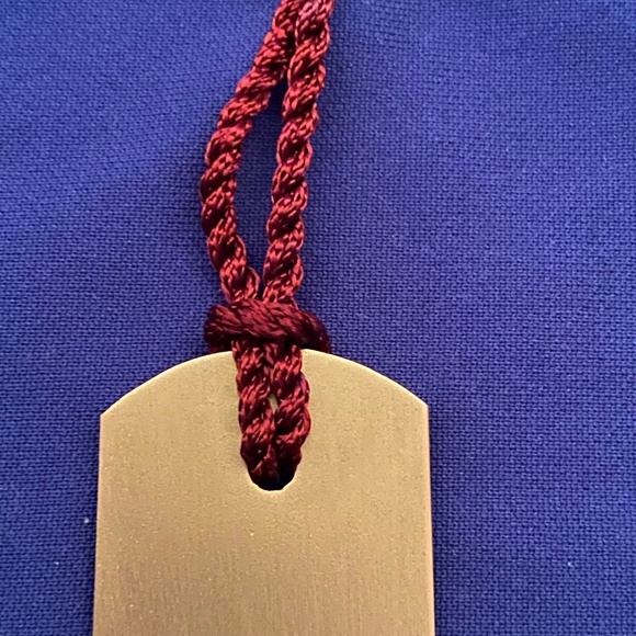 Salisbury Pewter Bookmark with Burgundy Tassel - Picture 8 of 14